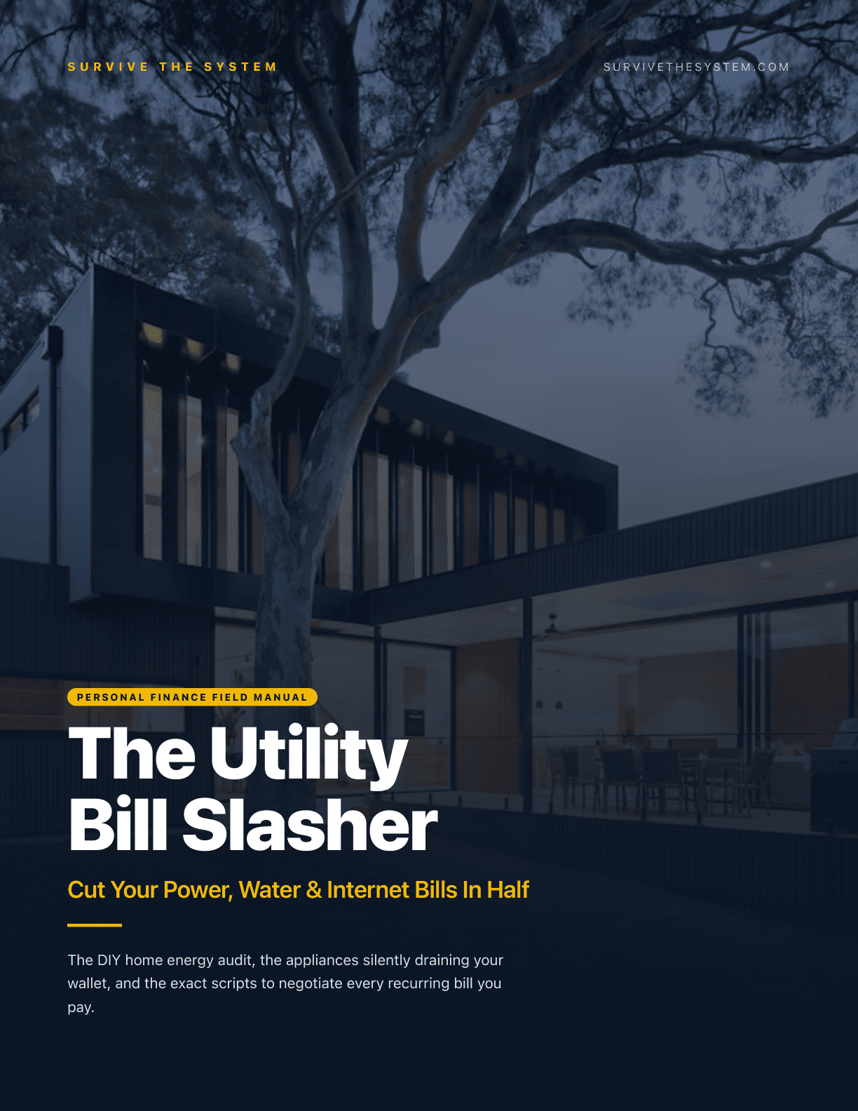 The Utility Bill Slasher Front Cover